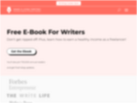 'makealivingwriting.com' screenshot