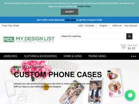'mydesignlist.com' screenshot