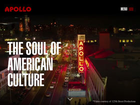 'apollotheater.org' screenshot