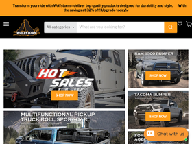 wolfstorm.com homepage screenshot