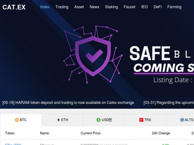 'catex.io' screenshot