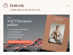 'holistik.nl' screenshot
