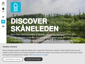 'skaneleden.se' screenshot