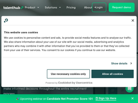 'talenthub.io' screenshot