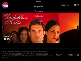 'showmax.com.tr' screenshot