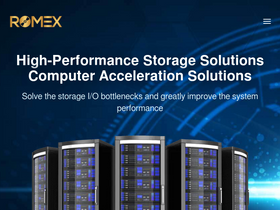 'romexsoftware.com' screenshot