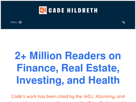 'cadehildreth.com' screenshot