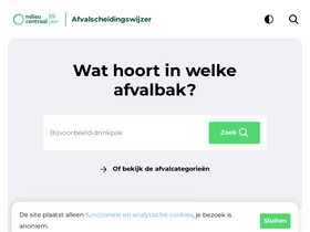 'afvalscheidingswijzer.nl' screenshot