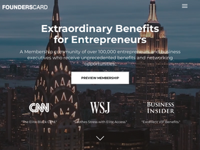 'founderscard.com' screenshot