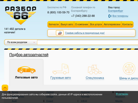 'razbor66.ru' screenshot