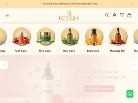 ruvera.in homepage screenshot