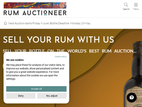 'rumauctioneer.com' screenshot