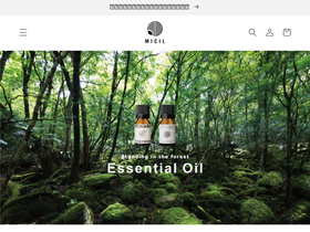micil.jp homepage screenshot