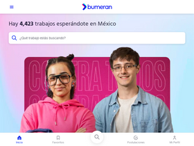'gmodelo.bumeran.com.mx' screenshot