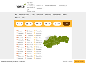 'hauzi.sk' screenshot