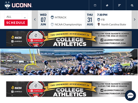 'uconnhuskies.com' screenshot