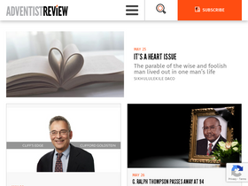 'adventistreview.org' screenshot