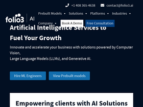 'folio3.ai' screenshot