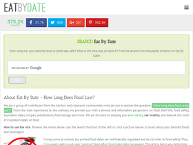 'eatbydate.com' screenshot