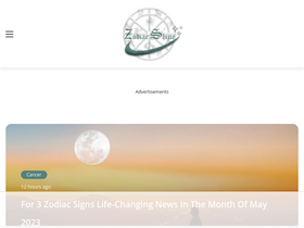 'zodiacshine.com' screenshot