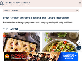 'thebeachhousekitchen.com' screenshot
