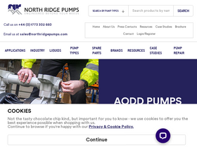 'northridgepumps.com' screenshot