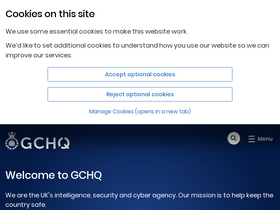 'gchq.gov.uk' screenshot