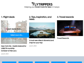 'flytrippers.com' screenshot