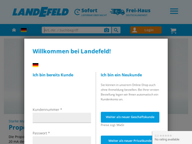 'landefeld.de' screenshot