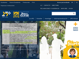 'upo.es' screenshot