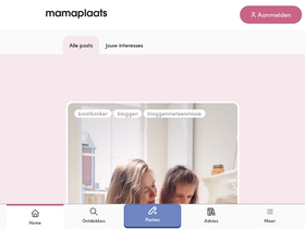 'mamaplaats.nl' screenshot