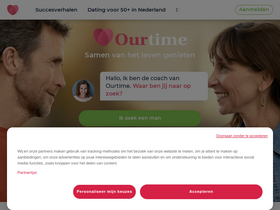 'ourtime.nl' screenshot