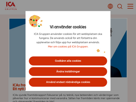 'icagruppen.se' screenshot