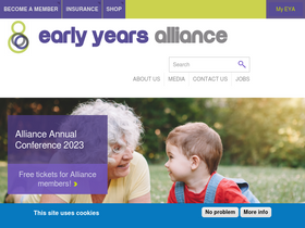 'eyalliance.org.uk' screenshot