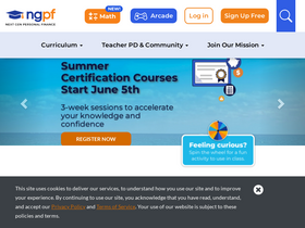 'ngpf.org' screenshot