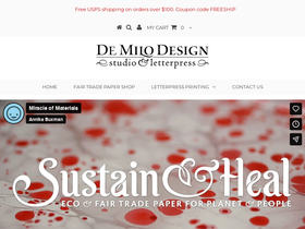demilodesign.com homepage screenshot
