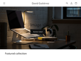 davidgutierrezgarza.com homepage screenshot