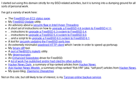 'daemonology.net' screenshot