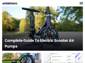 'eridehero.com' screenshot