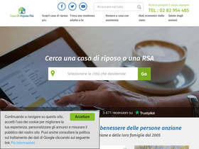 'casadiriposopiu.it' screenshot