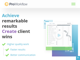 'proworkflow.com' screenshot