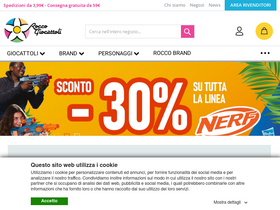 'roccogiocattoli.eu' screenshot
