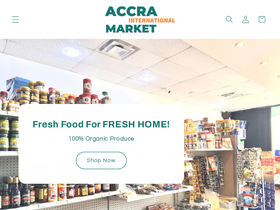 accrainternationalmarket.com homepage screenshot