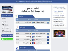 'moodooball.com' screenshot