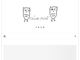 'chouetteworld.com' screenshot