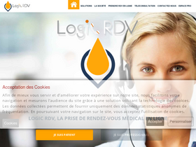 'logicrdv.fr' screenshot