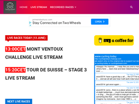 'cyclingstream.com' screenshot