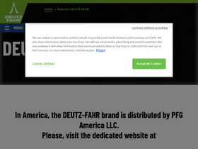 'deutz-fahr.com' screenshot
