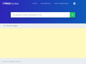 'pnghunter.com' screenshot