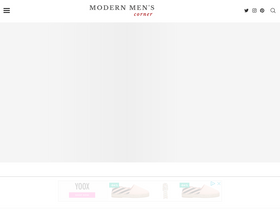 'modernmenscorner.com' screenshot